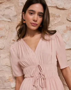 Robes Et Combinaisons-Polin et moi Robe froncée Melissa MAQUILLAGE