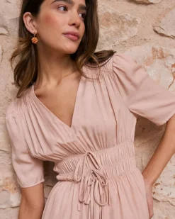 Robes Et Combinaisons-Polin et moi Robe froncée Melissa MAQUILLAGE