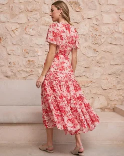 Maternité|Robes Et Combinaisons-Polin et moi Robe longue Grisselle corail