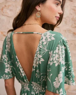 Robes Et Combinaisons-Polin et moi Robe longue Olenka Vertémeraude