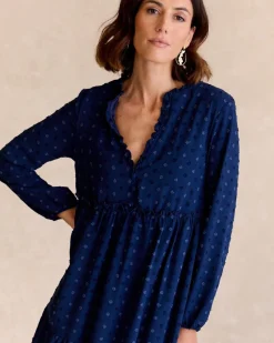 Maternité|Robes Et Combinaisons-Polin et moi Robe Luisa Plumeti Marin