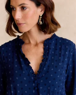 Maternité|Robes Et Combinaisons-Polin et moi Robe Luisa Plumeti Marin