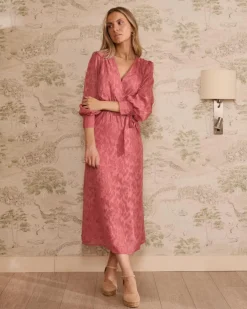 Maternité|Robes Et Combinaisons-Polin et moi Robe mi-longue Emilia Framboise