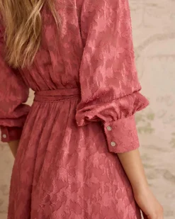 Maternité|Robes Et Combinaisons-Polin et moi Robe mi-longue Emilia Framboise