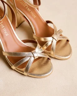 Sandales-Polin et moi Sandale à lanières Clio Or