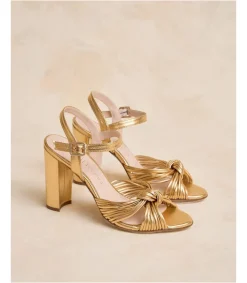 Mariée|Sandales-Polin et moi Sandale à nœud de clotis Or