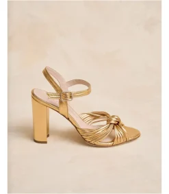 Mariée|Sandales-Polin et moi Sandale à nœud de clotis Or