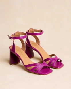 Sandales-Polin et moi Sandale à talon Moil bougainvillée