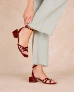 Sandales-Polin et moi Sandale à talon Sina Cuir