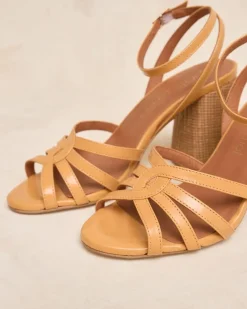 Sandales-Polin et moi Sandale Benita Knot Saumon