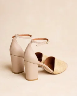 Sandales-Polin et moi Sandale en raphia Aless beige