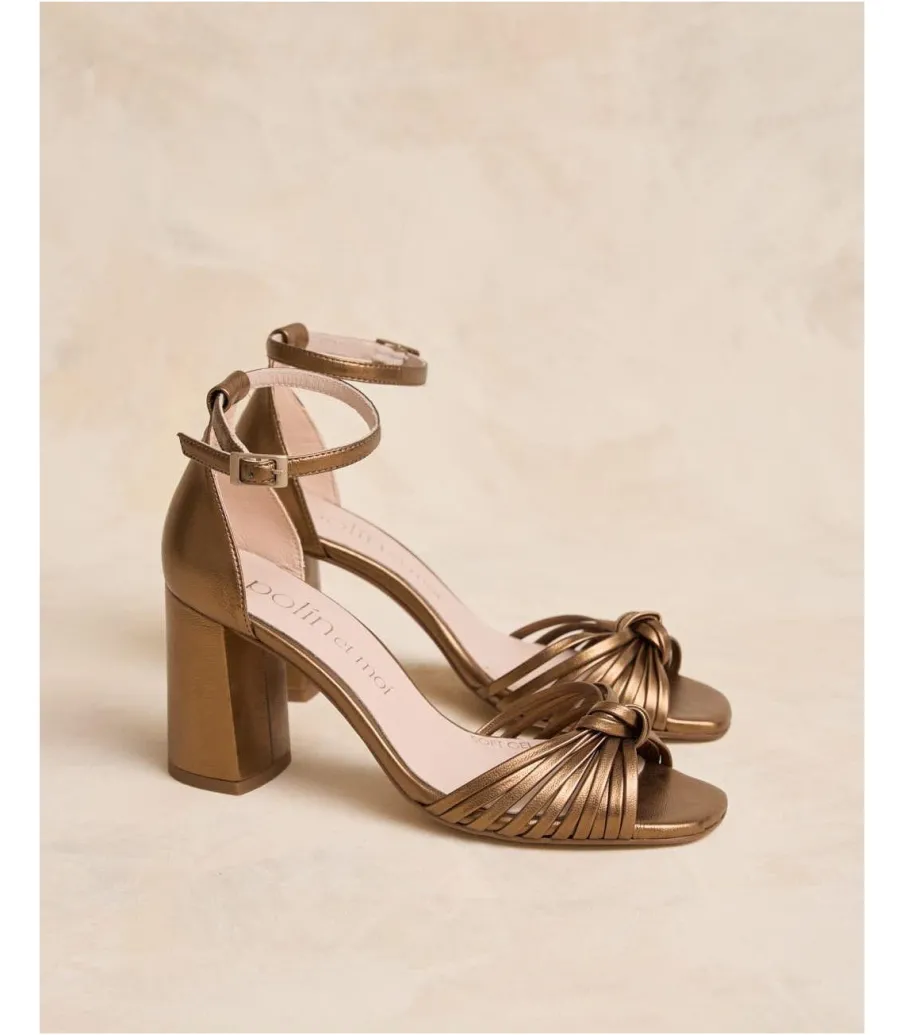 Mariée|Sandales-Polin et moi Sandale Lula Knot Bronze
