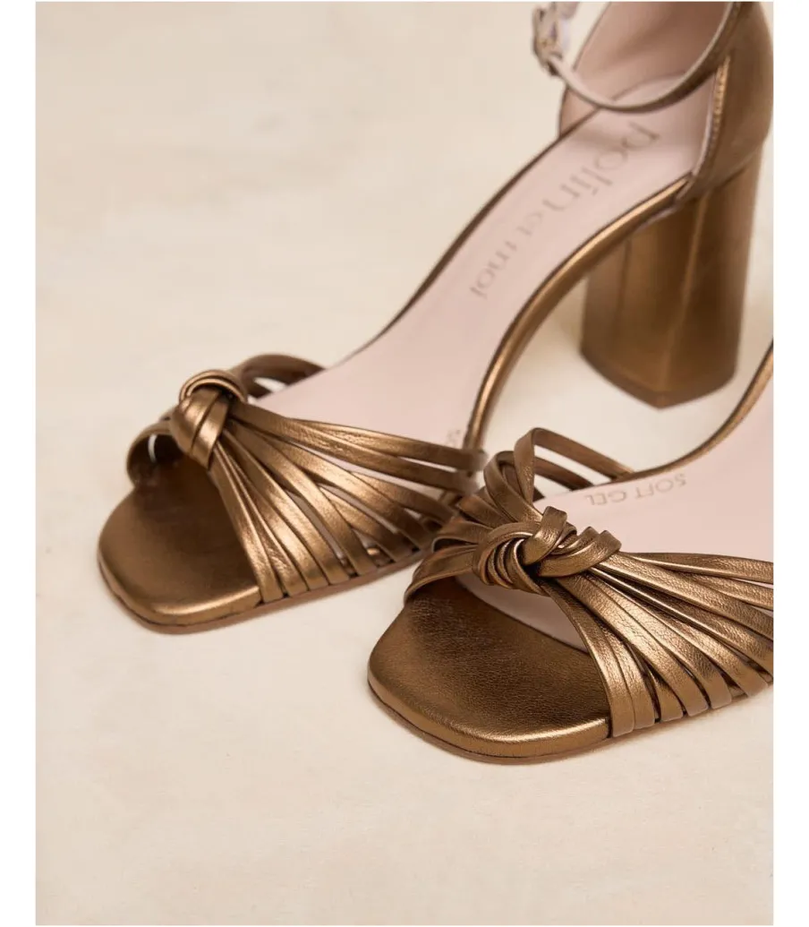 Mariée|Sandales-Polin et moi Sandale Lula Knot Bronze