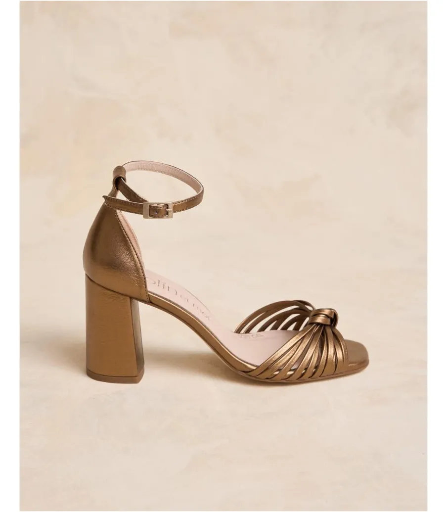 Mariée|Sandales-Polin et moi Sandale Lula Knot Bronze