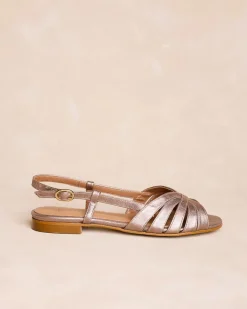 Sandales-Polin et moi Sandale plate Bronze