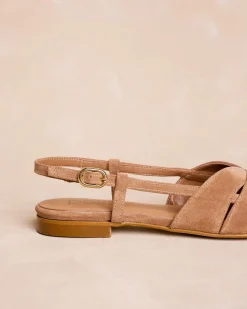 Sandales-Polin et moi Sandale plate camel CHAMEAU