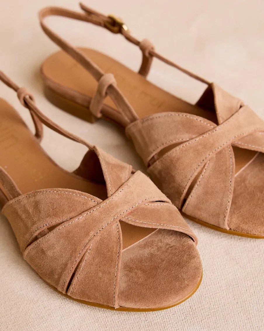 Sandales-Polin et moi Sandale plate camel CHAMEAU