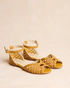 Sandales|Tressé-Polin et moi Sandale tressée Asun ocre
