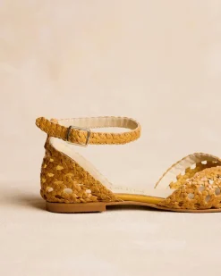Sandales|Tressé-Polin et moi Sandale tressée Asun ocre