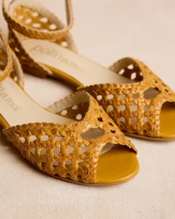 Sandales|Tressé-Polin et moi Sandale tressée Asun ocre