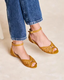 Sandales|Tressé-Polin et moi Sandale tressée Asun ocre