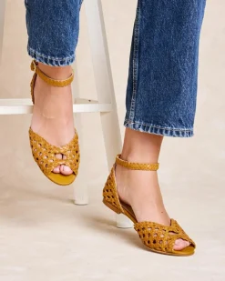 Sandales|Tressé-Polin et moi Sandale tressée Asun ocre