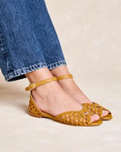 Sandales|Tressé-Polin et moi Sandale tressée Asun ocre