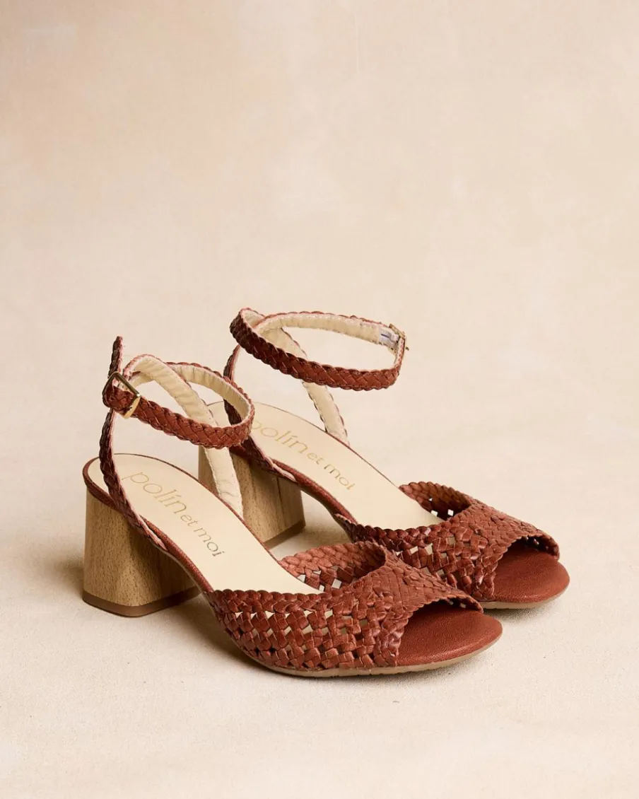 Sandales|Tressé-Polin et moi Sandale tressée grillée Marron