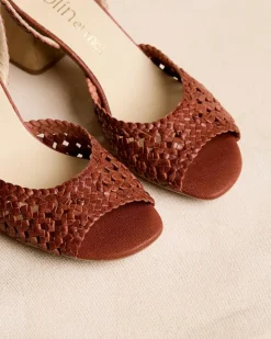 Sandales|Tressé-Polin et moi Sandale tressée grillée Marron