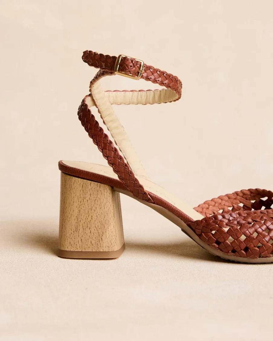 Sandales|Tressé-Polin et moi Sandale tressée grillée Marron