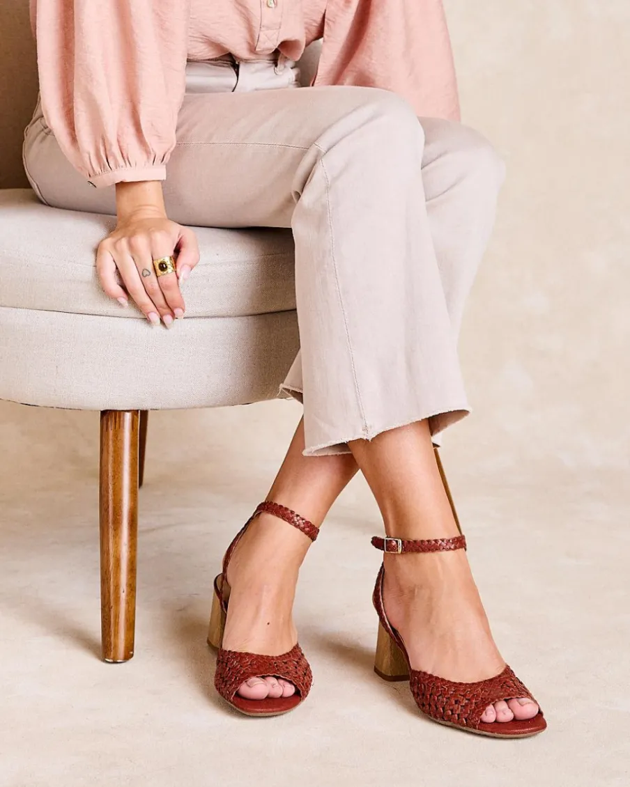 Sandales|Tressé-Polin et moi Sandale tressée grillée Marron