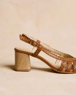 Sandales-Polin et moi Sandale tressée Mali Cuir