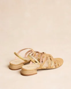 Sandales|Tressé-Polin et moi Sandale tressée Nuni OR