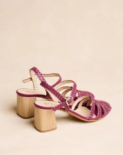 Sandales|Tressé-Polin et moi Sandale tressée Zoe Pourpre