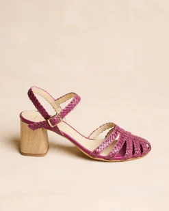 Sandales|Tressé-Polin et moi Sandale tressée Zoe Pourpre
