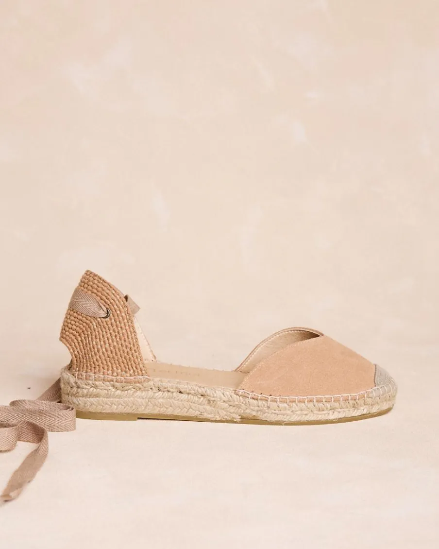 Espadrilles-Polin et moi Soléne Ribbon Espadrille BEIGE