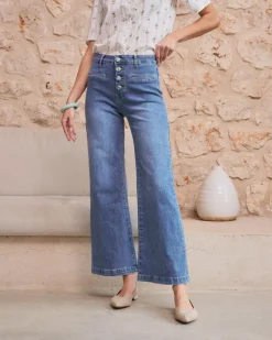 Pantalon-Polin et moi Thea Button Jeans DENIM