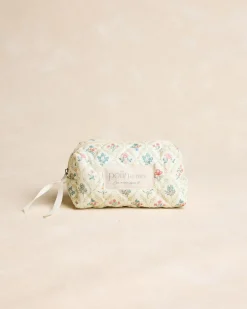Domicile-Polin et moi Trousse de toilette Ravelle Petites Fleurs Cru