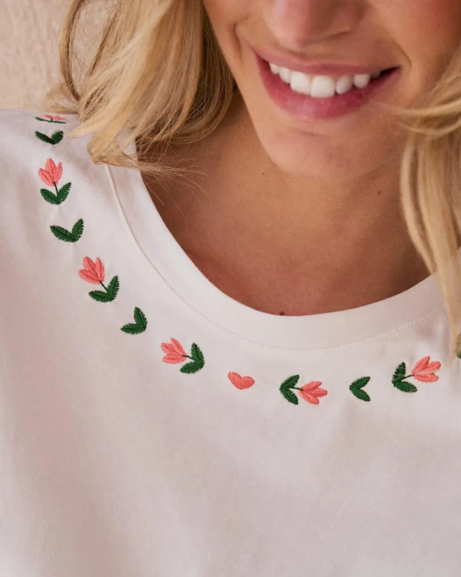 T-shirts Et Hauts-Polin et moi T-shirt brodé Floren Cru