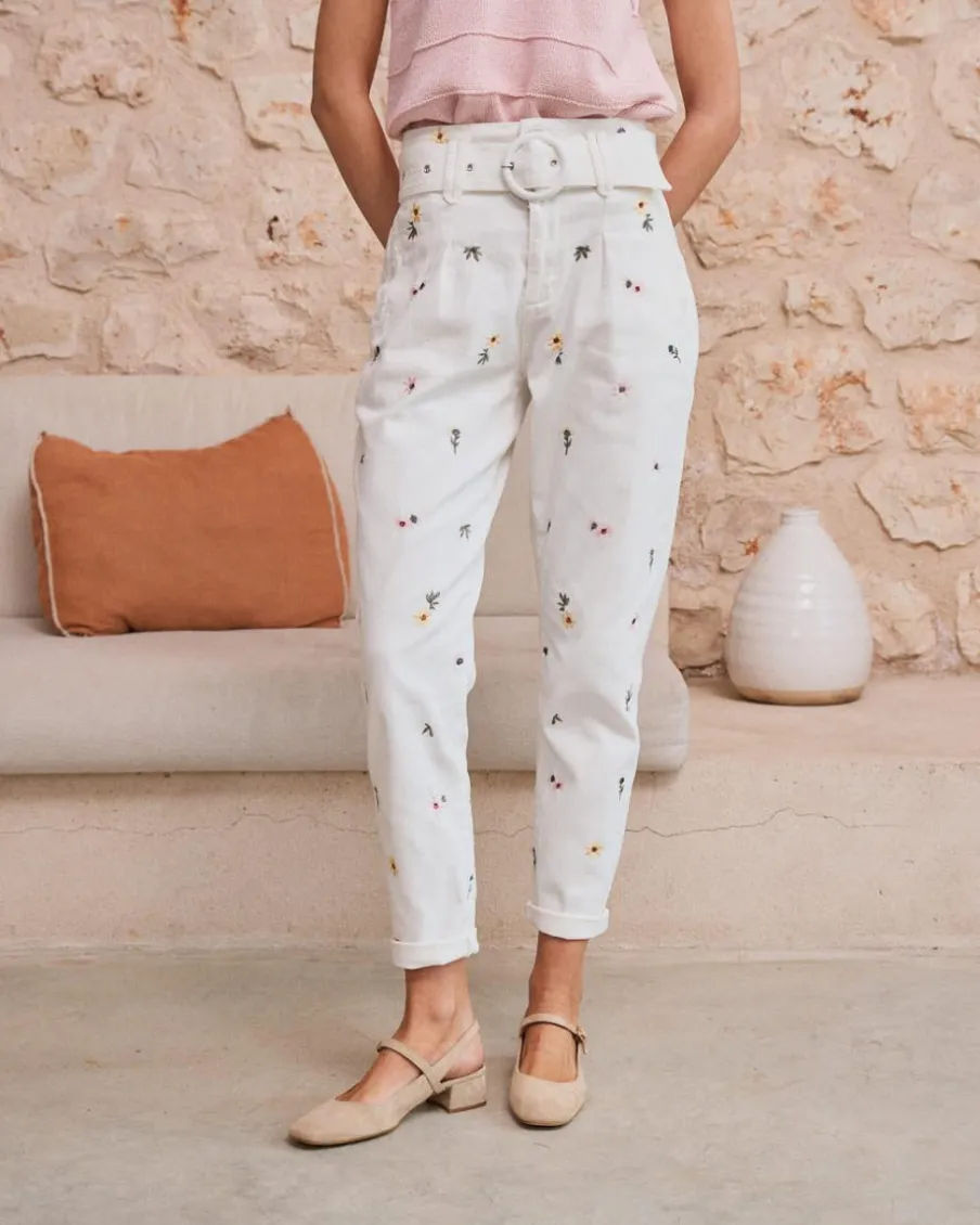 Pantalon-Polin et moi Vaquero Flores Zenia Cru