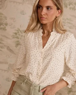 Maternité|Chemisiers Et Chemises-Polin et moi Zareth Hearts Blouse Cru