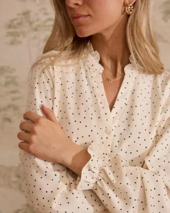 Maternité|Chemisiers Et Chemises-Polin et moi Zareth Hearts Blouse Cru